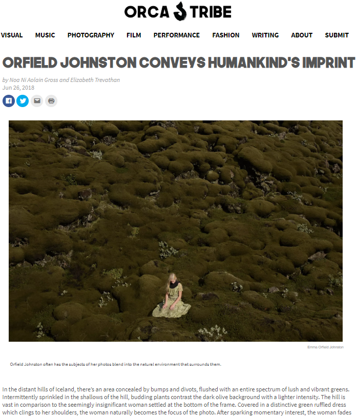 Orfield Johnston conveys humankind’s imprint